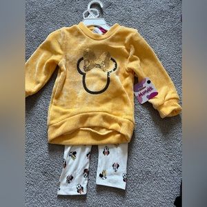 Disney Minnie 2T girls outfit NWT